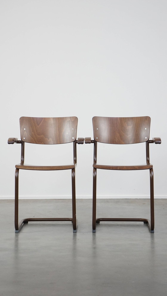 Image 1 of 4 X Thonet Dining Room/Side/ Meeting Chairs Model S43