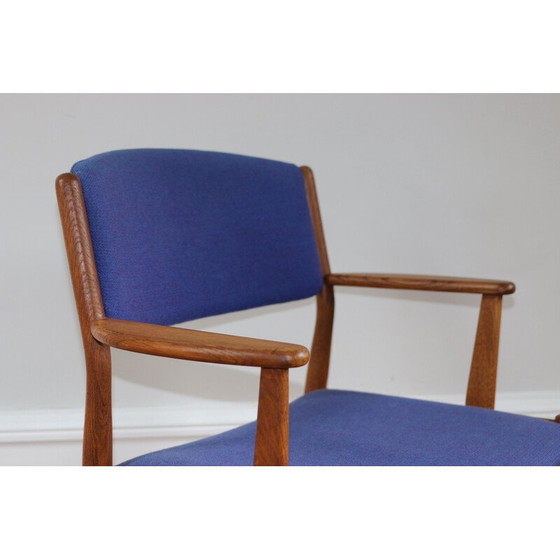 Image 1 of Pair of vintage model J72 armchairs in oak by Poul Volther, 1960