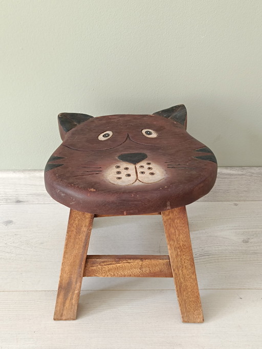 Antique Children's Stool