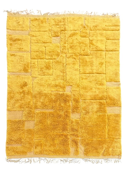 255X360 Cm Beni M'Rirt Rug – Xxl Golden Elegance