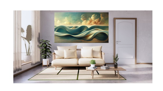 Image 1 of Salvador Dali ---Modern Waves Xxl (Very Large)