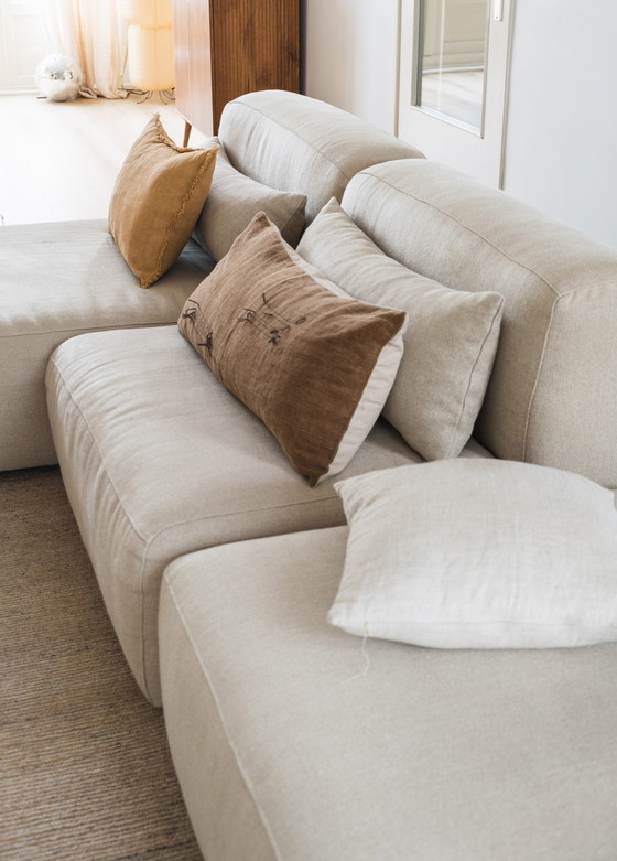 Image 1 of Sofa Sara Sofa L'authentique Modular Beige Linen