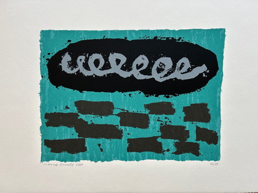 Screen print Harrie Gerritz