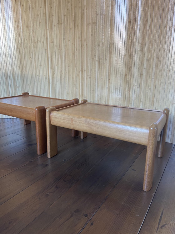 Image 1 of Set/2 Mid - Century Side Tables / Nightstands At Knoll