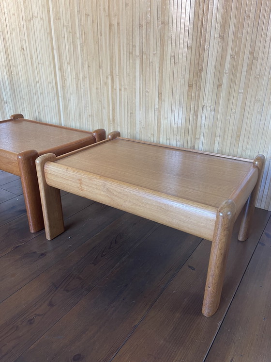 Image 1 of Set/2 Mid - Century Side Tables / Nightstands At Knoll