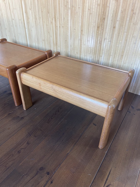 Image 1 of Set/2 Mid - Century Side Tables / Nightstands At Knoll