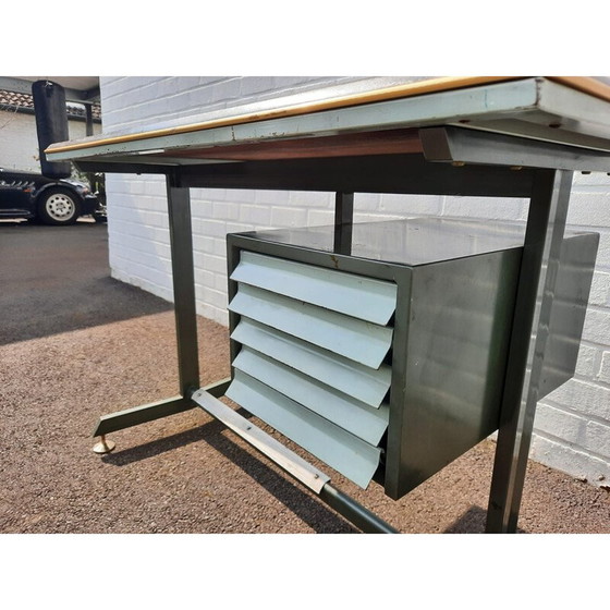 Image 1 of Set scrivania e sedia vintage, Italia anni '50