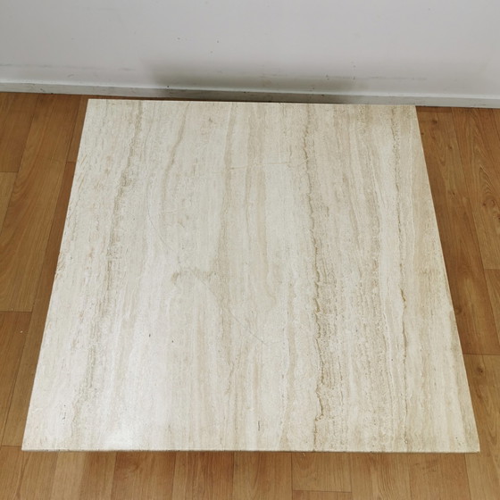 Image 1 of Mid - Century travertine coffee table