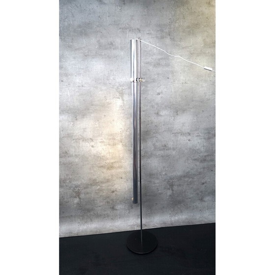 Image 1 of Vintage M60 aluminum floor lamp by Ekkehard Fahr, Germany 1970