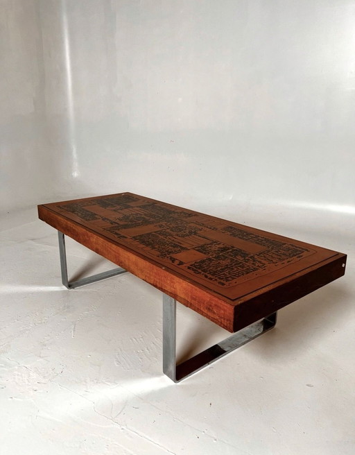 Vintage Brutalist Coffee Table
