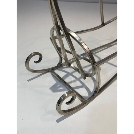 Image 1 of Vintage silver plated bottle holder, France 1930