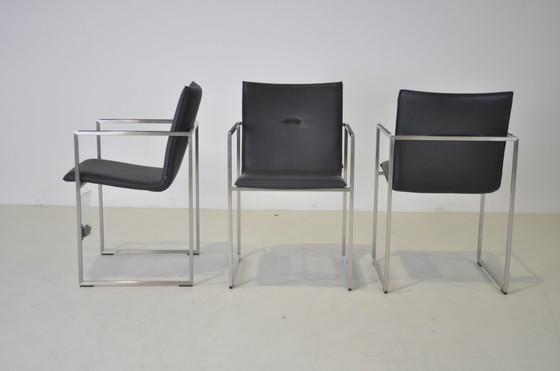 Image 1 of 4x Arco Frame chairs.