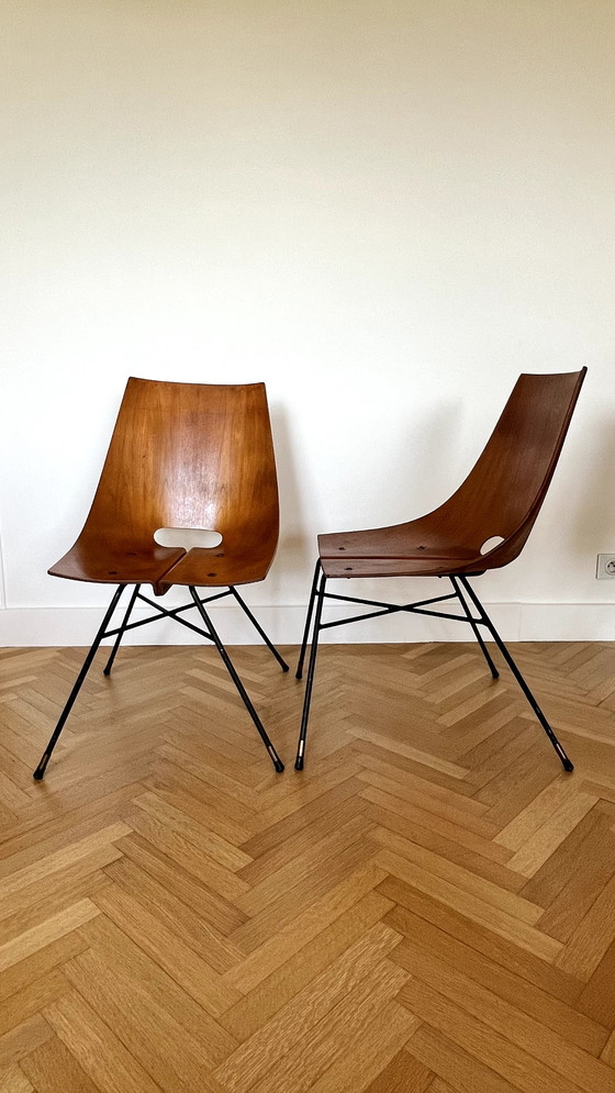 Image 1 of 4x "Medea" Chairs by Vittorio Nobili