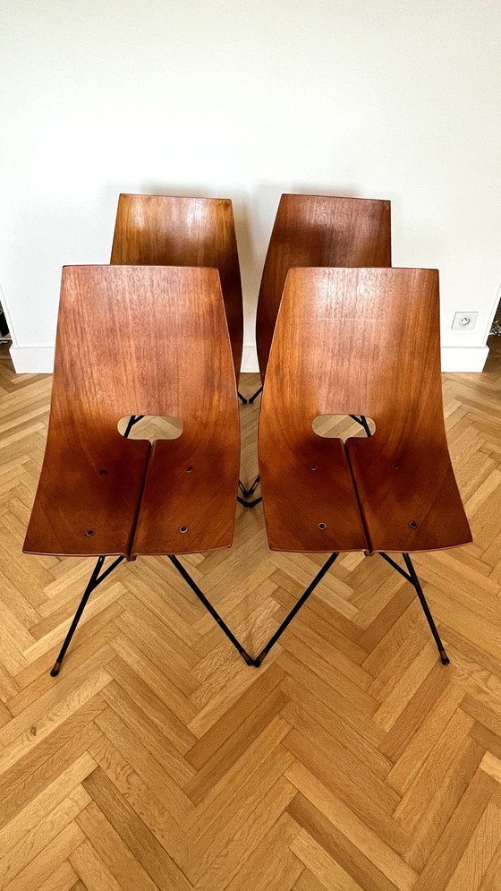 Image 1 of 4x "Medea" Chairs by Vittorio Nobili