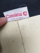 Cassina Maralunga 2 plazas crema/amarillo