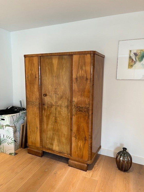 Image 1 of Art deco hanging and shelving cabinet