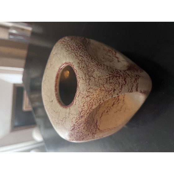 Image 1 of Bertoncello vintage brutalist vase by Roberto Rigon, Italy 1960