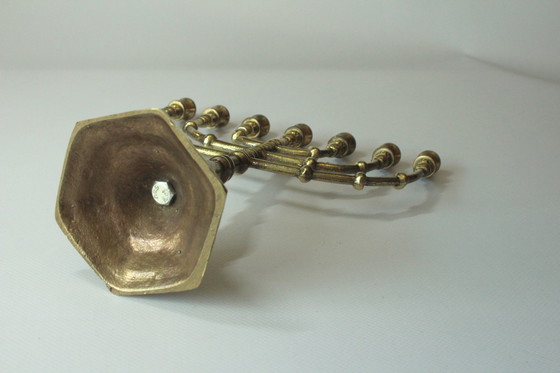 Image 1 of Menorah made of brass Candlestick 7-armed