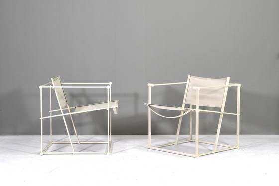 Image 1 of 2x Radboud van Beekum FM60 Cube chairs by PASTOE – Netherlands, 1981