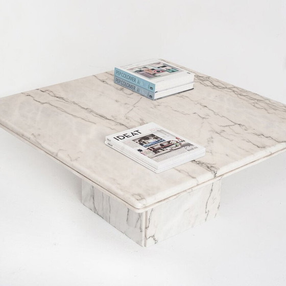 Image 1 of Vintage marble coffee table, France 1970