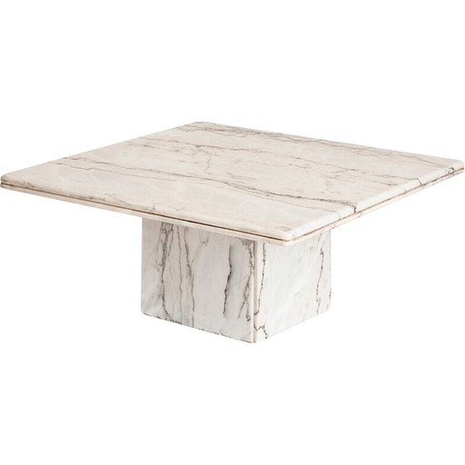 Vintage marble coffee table, France 1970