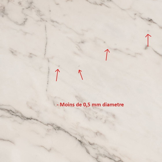 Image 1 of Vintage marble coffee table, France 1970