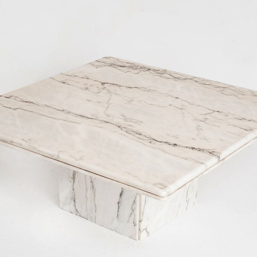 Vintage marble coffee table, France 1970