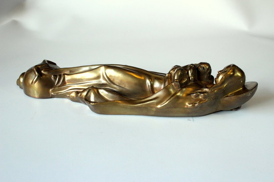 Image 1 of Brass sculpture Mother of God with child