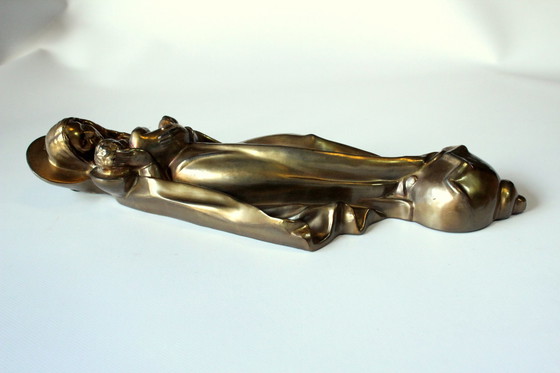 Image 1 of Brass sculpture Mother of God with child