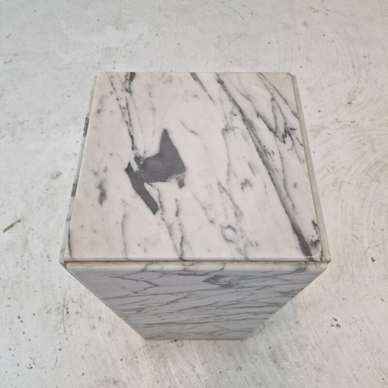 Image 1 of Vintage marble side table, Italy 1970