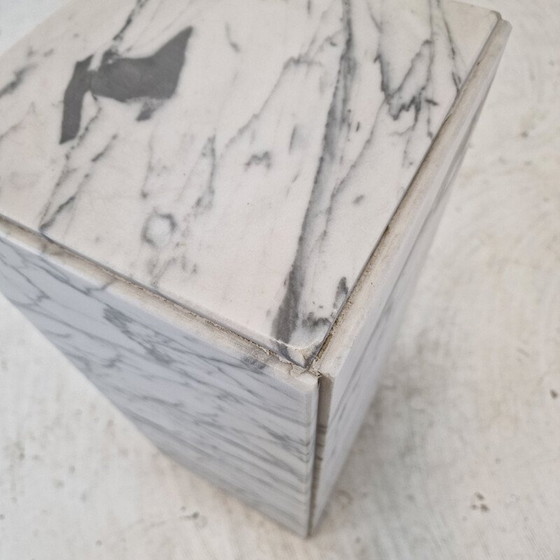 Image 1 of Vintage marble side table, Italy 1970