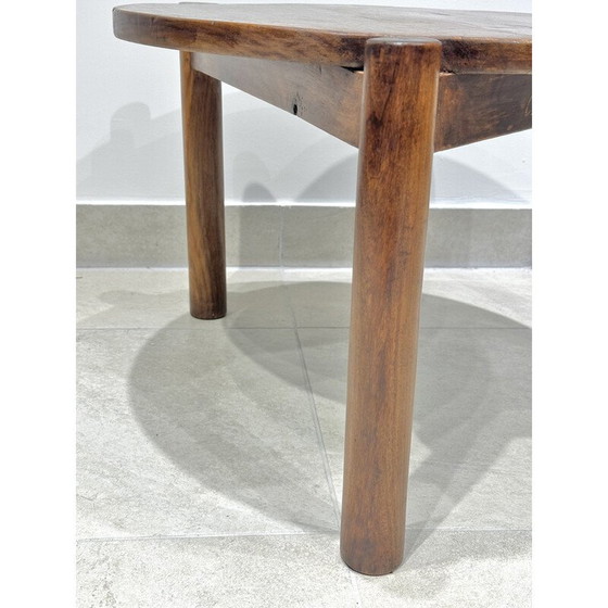 Image 1 of Vintage round coffee table by Pierre Jeanneret