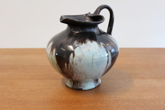 Image 1 of Signed Mobach Utrecht Ceramic Glazed Jug