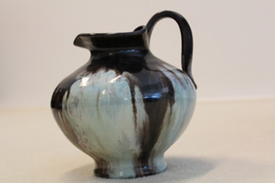 Image 1 of Signed Mobach Utrecht Ceramic Glazed Jug