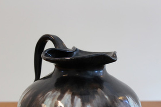 Image 1 of Signed Mobach Utrecht Ceramic Glazed Jug