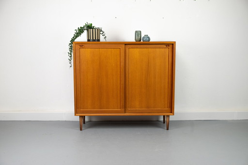 Danish Teak Cabinet by H.W. Klein for Bramin, 1960s