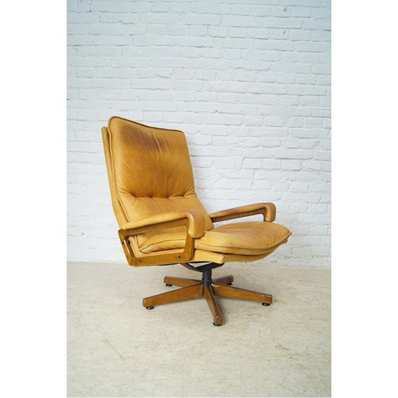 Image 1 of Sedia vintage "King Chair" di André Vandenbeuck per Strässle, anni '70 