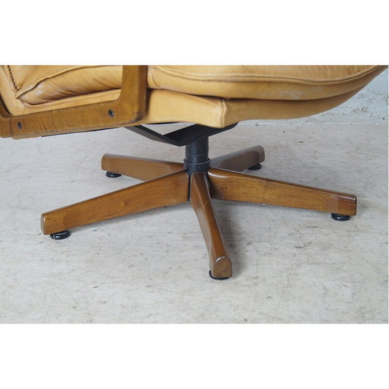 Image 1 of Sedia vintage "King Chair" di André Vandenbeuck per Strässle, anni '70 