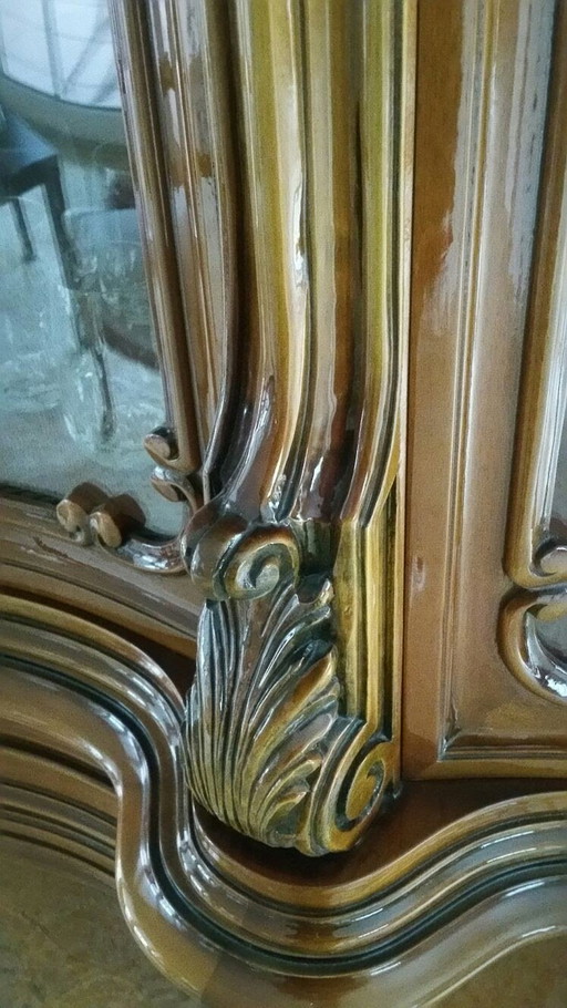 Italian Baroque Display Cabinet