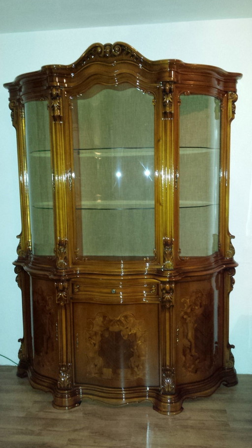 Italian Baroque Display Cabinet