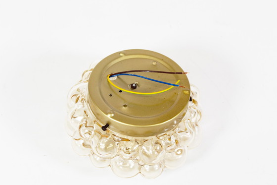 Image 1 of 1X Glass Bubble Flush Mount Light By Helena Tynell For Glashutte Limburg