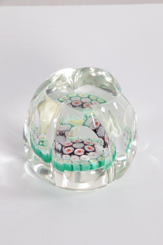 Image 1 of Murano Paperweight flower model Murano 1960 italy