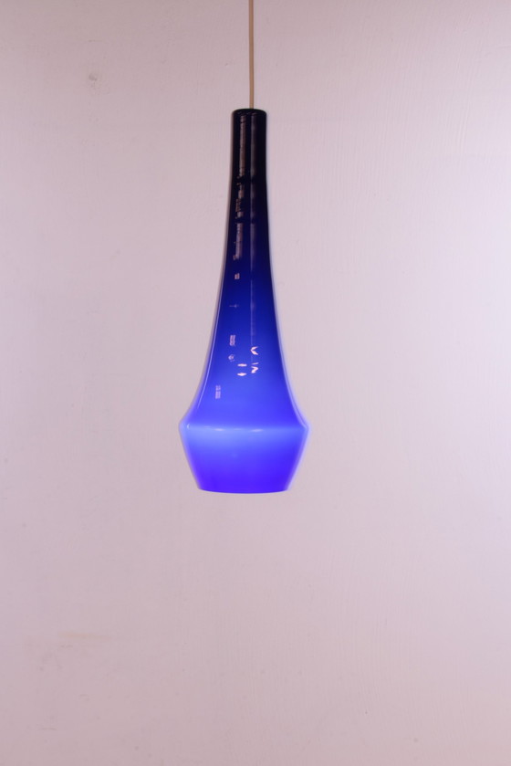 Image 1 of Holmegaard Glass pendant lamp Design Louis Poulsen,1960 Denmark.