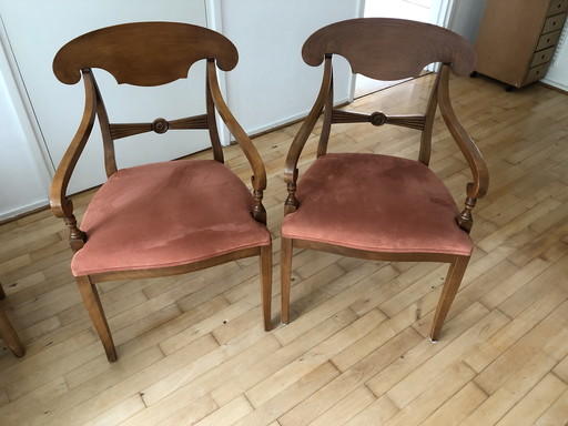 2x Classic Italian armchairs