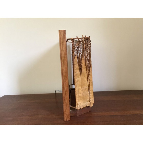 Image 1 of Pair of vintage wall lamps in vegetal leaves