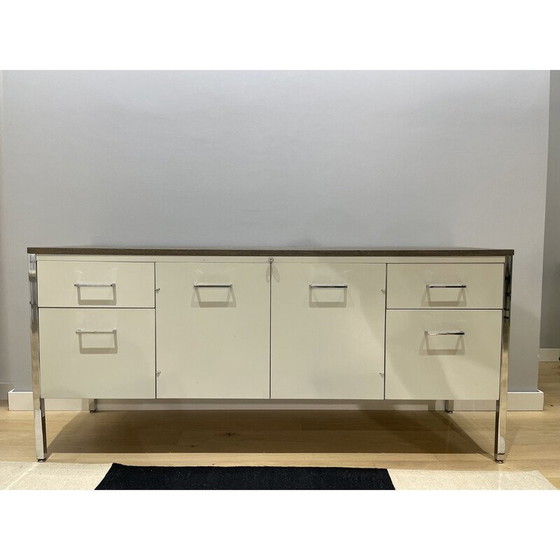 Image 1 of Credenza bassa vintage con 3 scomparti, 1950
