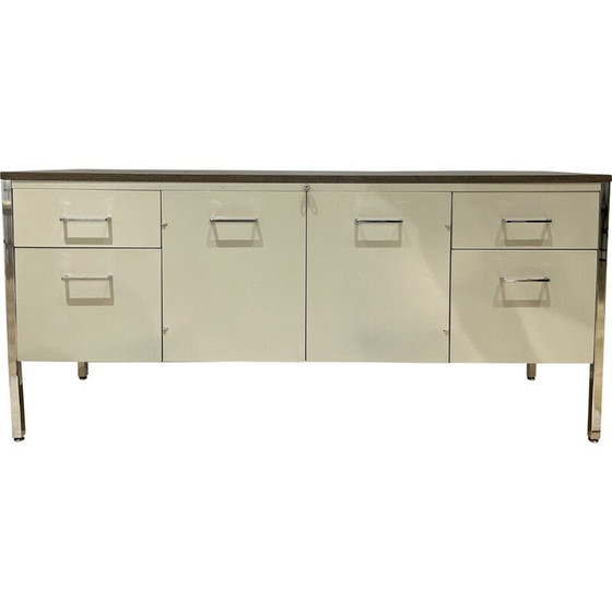 Image 1 of Credenza bassa vintage con 3 scomparti, 1950