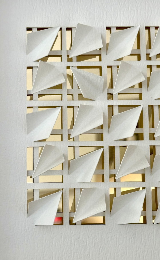 Image 1 of Left To Wonder - Wielaert | Layered Paper Art Mirror