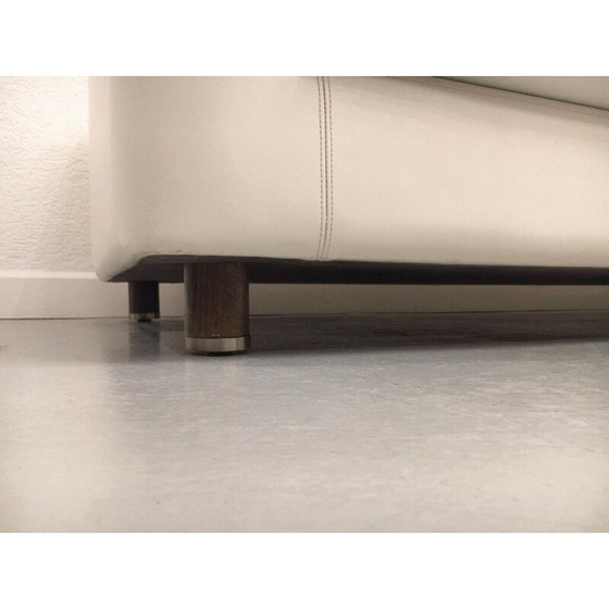 Image 1 of Divano vintage in skai bianco di Mario Scheichenbauer per Zanotta, Italia, 1965