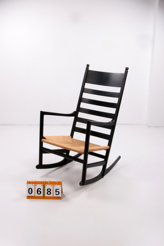 Image 1 of Hans J Wegner Design rocking chair design from 50 Model ch45